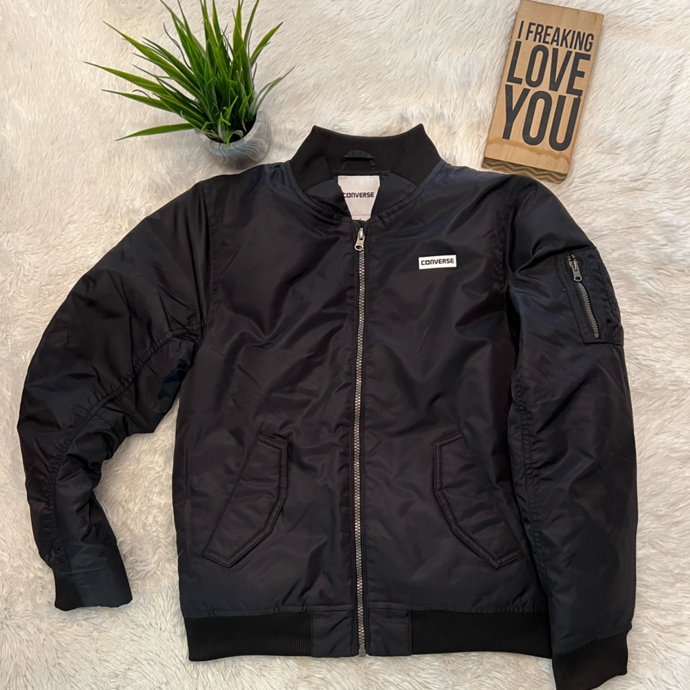 Boy’s Converse Bomber/Puffer Jacket - Size L 12/13 - EXCELLENT LIKE NEW COND!